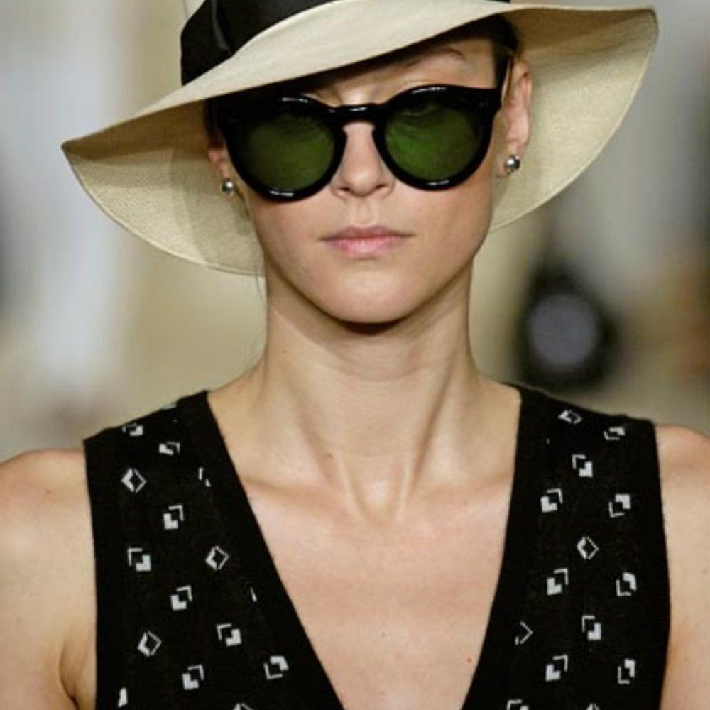 Ralph Lauren Spring *07 Black & Cream Cashmere Blend 3D Cube V-Neck Sweater Vest - Picture 11 of 17